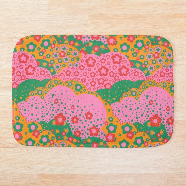 Cheerful Meadows Bath Mat