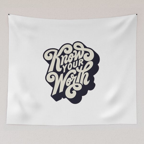 Item preview, know your worth designed and sold by SAVAGEwav.