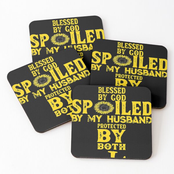 Item preview, BLESSED BY GOD SPOILED BY MY HUSBAND PROTECTED BY BOTH SHIRT designed and sold by CARDWELL-COWEL.