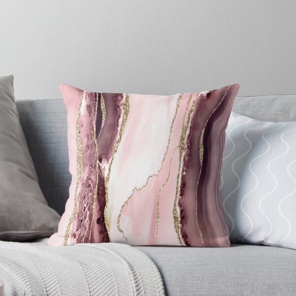 Item preview, Blush Pink and Gold Agate Geode designed and sold by OliviaAndAva.