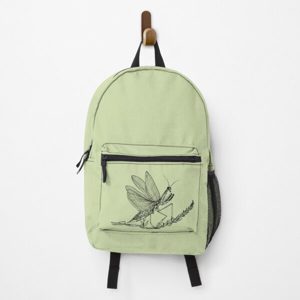 Item preview, Praying mantis on leaf designed and sold by CiliegiaBianca.