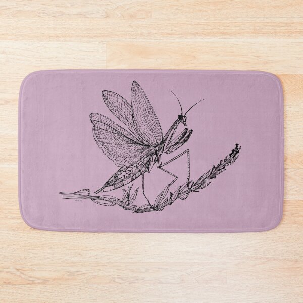 Item preview, Praying mantis on leaf designed and sold by CiliegiaBianca.