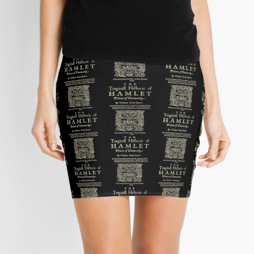 Shakespeare, Hamlet. Versión de ropa oscura Minifalda