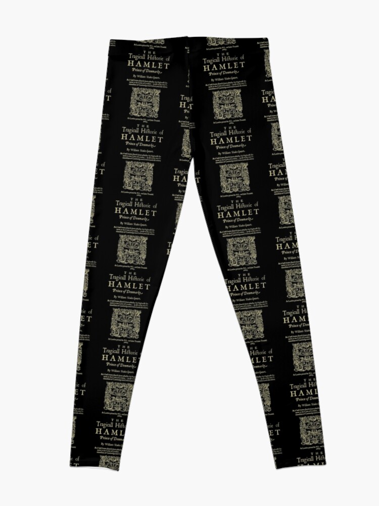 Vista alternativa de Leggings Shakespeare, Hamlet. Versión de ropa oscura