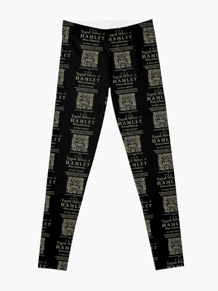 Vista alternativa de Leggings Shakespeare, Hamlet. Versión de ropa oscura