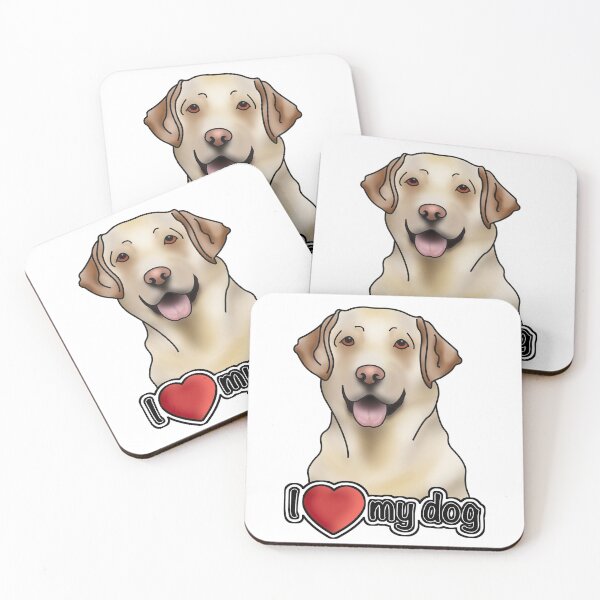 Item preview, I Love My Dog - Labrador Retriever designed and sold by JadeMadeThis.