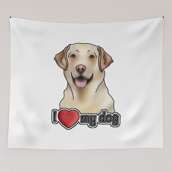 Item preview, I Love My Dog - Labrador Retriever designed and sold by JadeMadeThis.