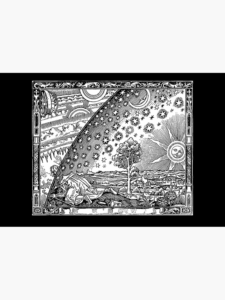 Cosmic Mystery. Flammarion wood engraving. by TOMSREDBUBBLE