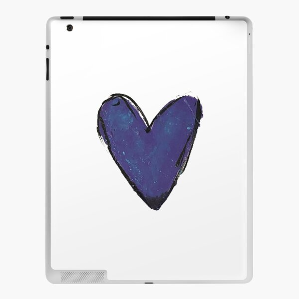 Tegan James Art Signature Heart (Purple) iPad Skin