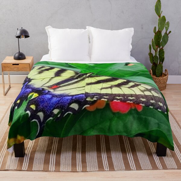 Item preview, Swallowtail Butterfly Resting on the Flowers in the Garden in Summer designed and sold by Craftdrawer.