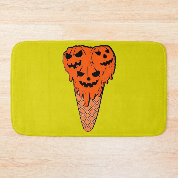 Item preview,  Kawaii Halloween Three Pumpkin Face Ice Cream Cone designed and sold by vineeth.