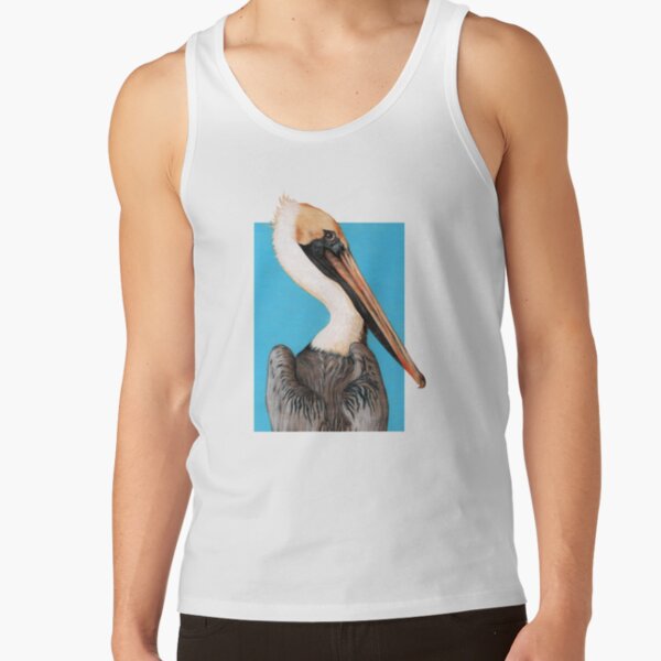 Pelican Seabird art by Artist Sherrie Spencer Tank Top