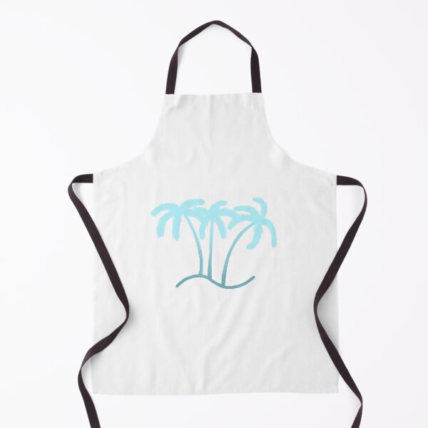 Item preview, Three Ombré blue tropical palm trees designed and sold by Kate15080.