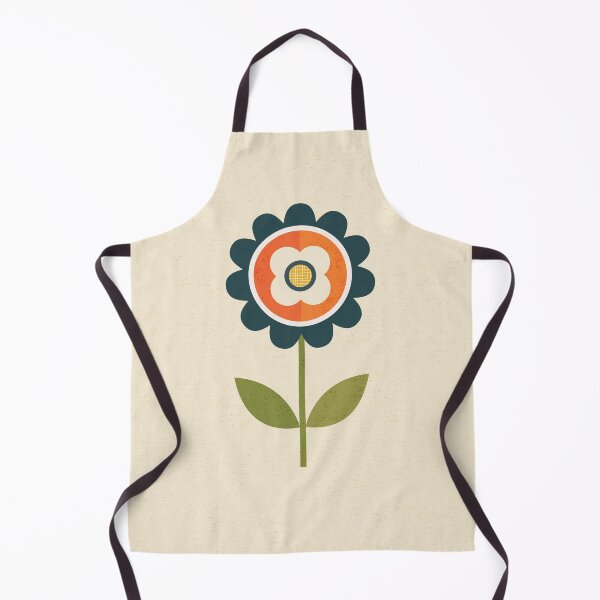 Item preview, Retro Daisy - Orange and Cream designed and sold by Daisy Beatrice.