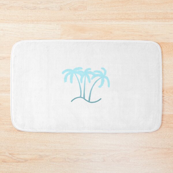 Item preview, Three Ombré blue tropical palm trees designed and sold by Kate15080.