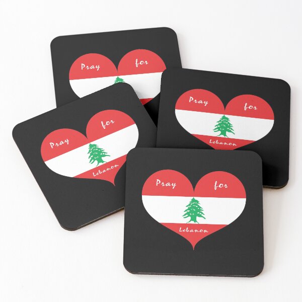 Item preview, Pray for Lebanon - Explosion in Beirut - cool heart shape designed and sold by aloresarts.