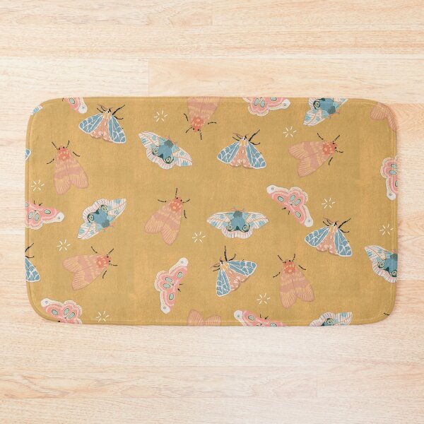 Item preview, Moths Pattern - Pastels - Yellow designed and sold by hellocando.