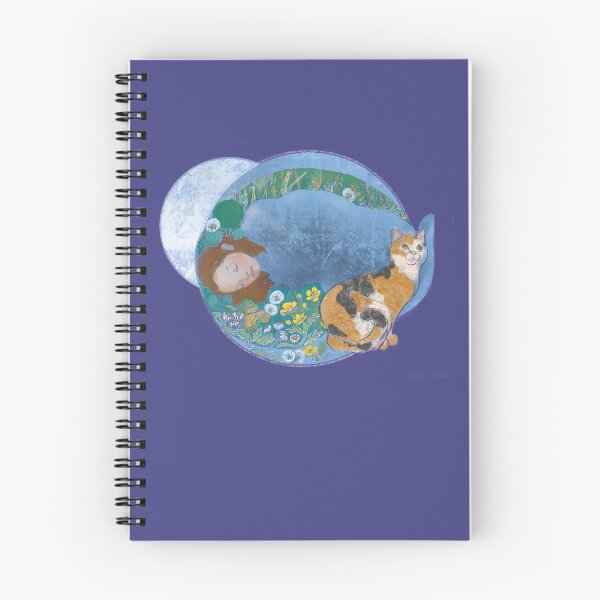 Item preview, Moonlit cat nap designed and sold by Louisa Currier.
