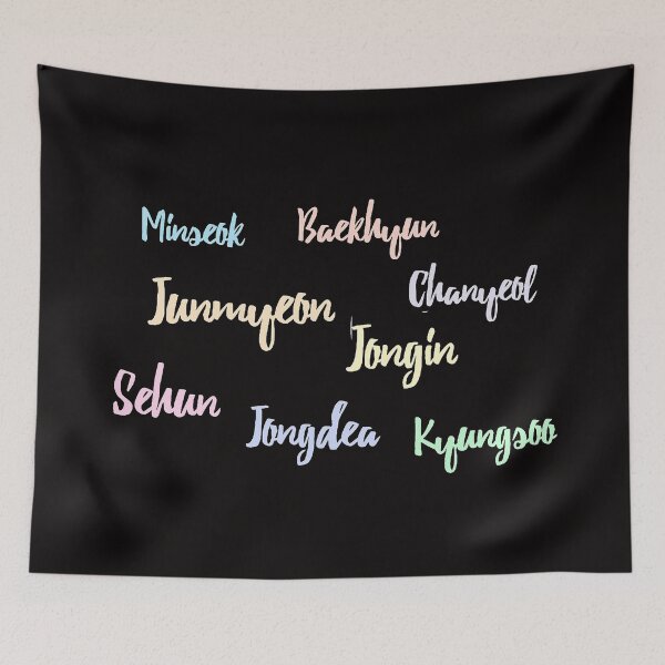 Item preview, EXO real name tag designed and sold by arorar.
