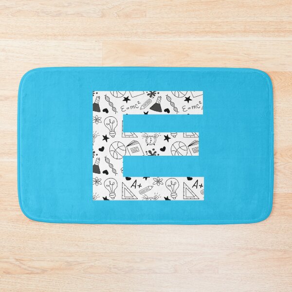 Item preview, Back to School Pattern Letter E Personalize Monogram (Blue) designed and sold by sinceanna.