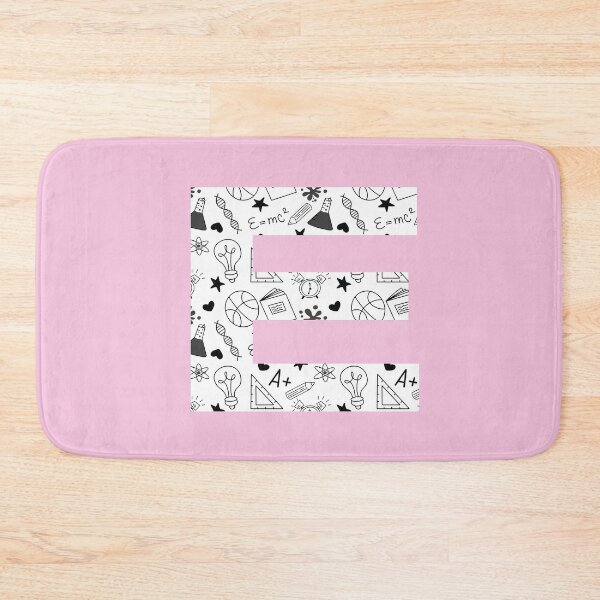 Item preview, Back to School Pattern Letter E Personalize Monogram (Pink) designed and sold by sinceanna.