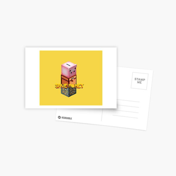 Roblox Piggy Skin Postcards Redbubble - roblox how to get a lot of money fast adopt me fitz