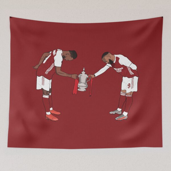Item preview, Pierre-Emerick Aubameyang Alexandre Lacazette Cup Final  designed and sold by PiscesVibes.