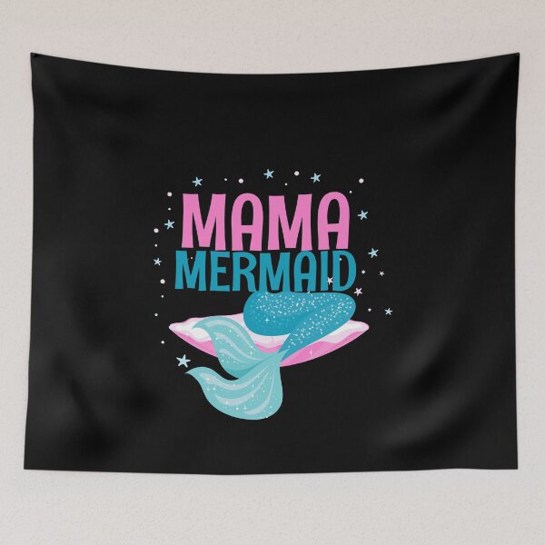 Item preview, Mama Mother Lovers Mermaids Gift Graphic designed and sold by Helton Tomo.
