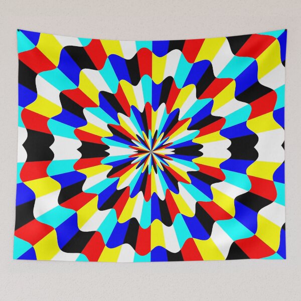 Item preview, Vibrant Trippy Pattern designed and sold by Chand Khalid.