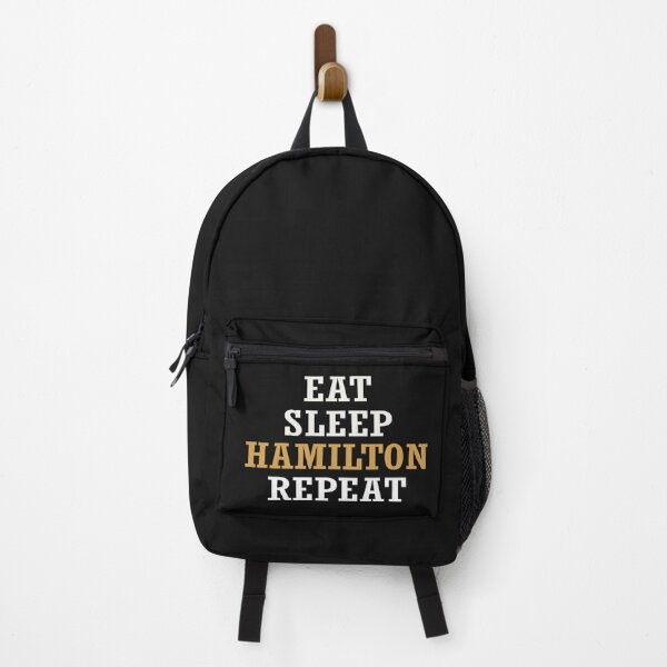 Item preview, Eat Sleep Hamilton Repeat Retro - Funny Humor Quote Saying designed and sold by Run to Creations.