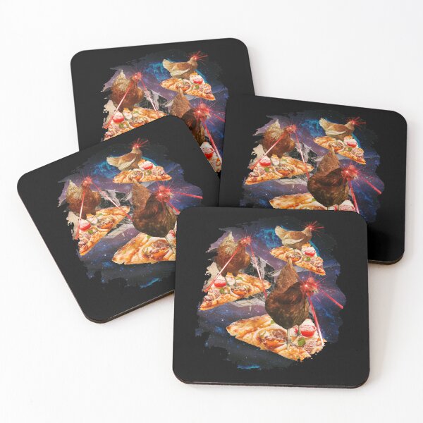 Item preview, Laser Chicken Pizza Chicken Chicken Universe designed and sold by MooonTees.