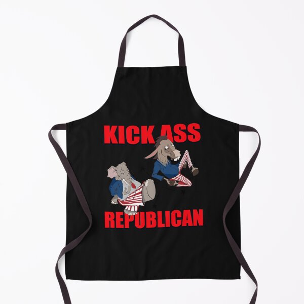 Item preview, Kick Ass Republican, The Republican Party, GOP, Raised Right designed and sold by DiasporaWear.