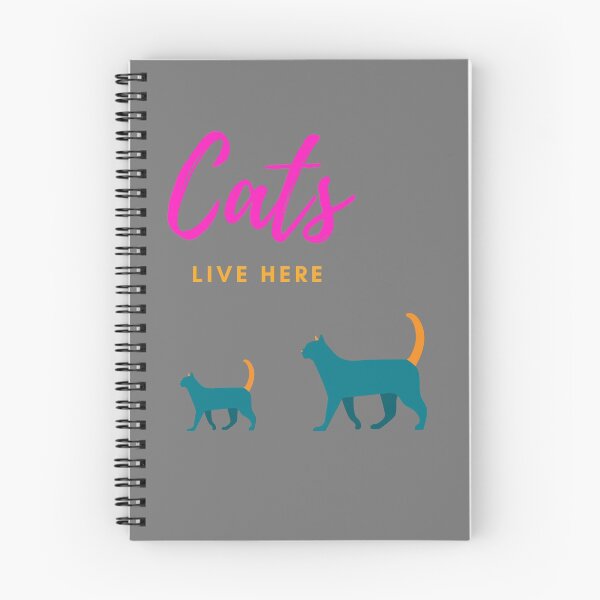 Item preview, Cats Live Here designed and sold by interior code.