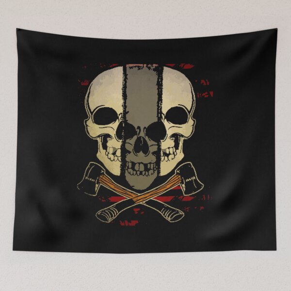 Item preview, Gothic Skull with Axes - Awesome Goth Lover Gift designed and sold by Teenation9.