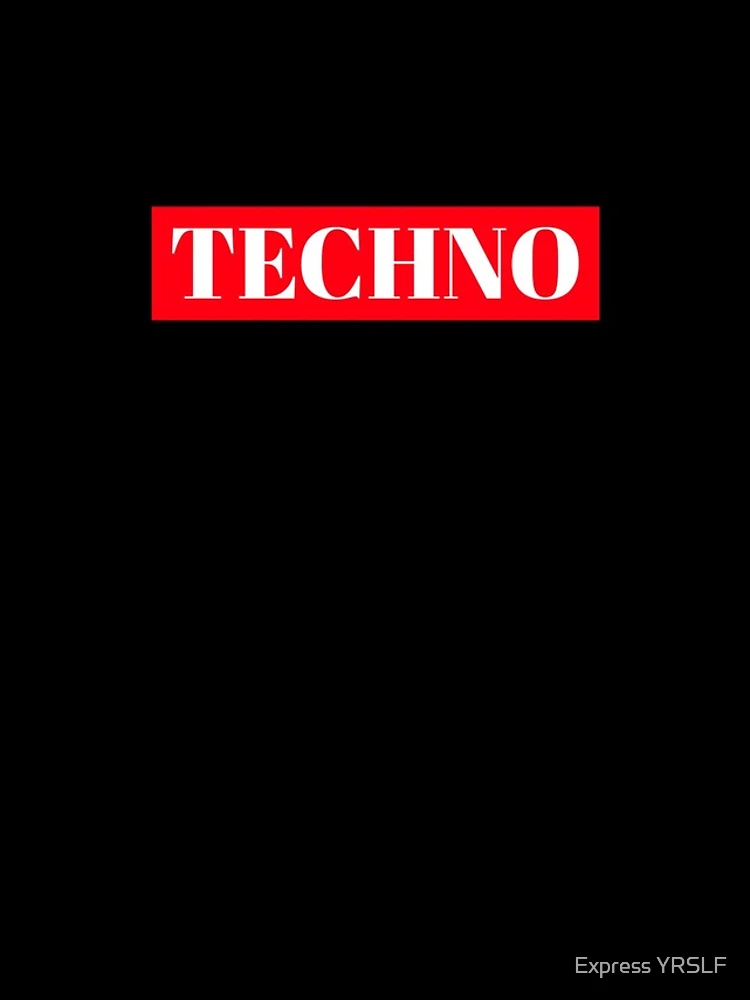 Thumbnail 4 of 4, iPhone Case, Techno designed and sold by Express YRSLF.