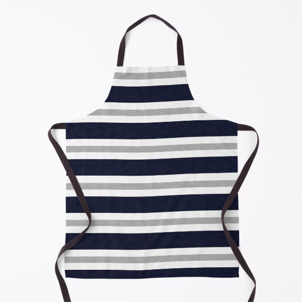 Item preview, Grey and Blue Stripes Print designed and sold by RSDigitalPrintDesign.