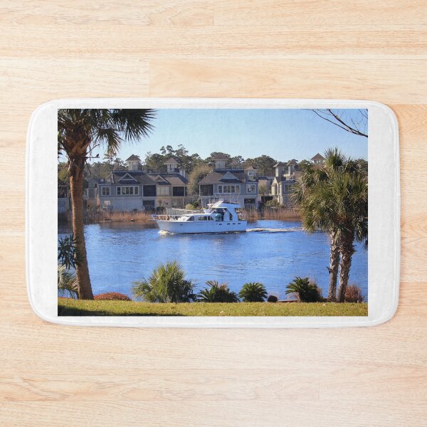 Item preview, Palm Tree Boat Framed designed and sold by Cynthia48.