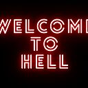 Welcome To Hell Neon Sign Sticker By Altapparel Redbubble