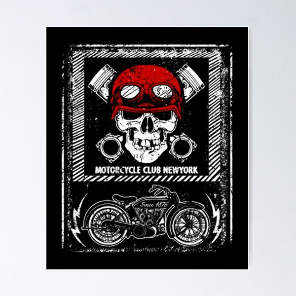 Item preview, Motorcycle Club Newyork - Awesome motorcycle rider Gift designed and sold by Teenation9.
