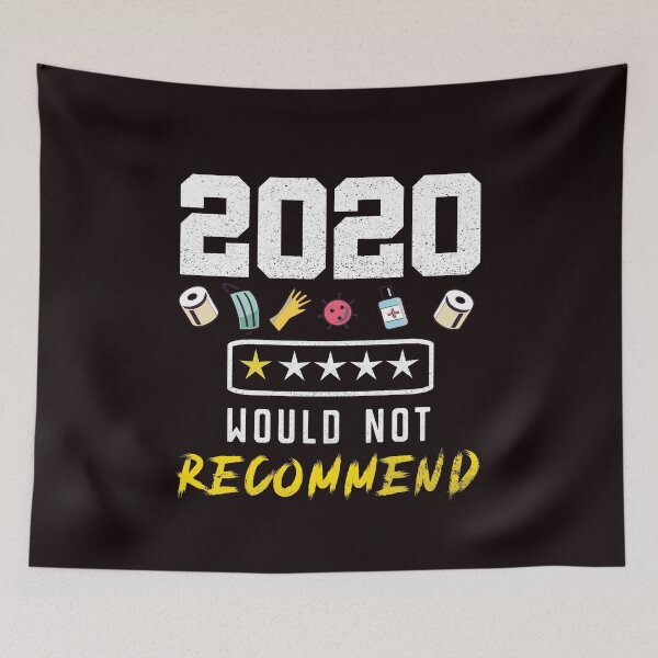Item preview, funny worst year ever 2020 One Star Rating would Not Recommend T-shirt designed and sold by Majesticoo.