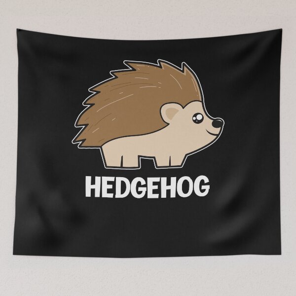 Item preview, Hedgehog text cute sweet designed and sold by Imutobi.