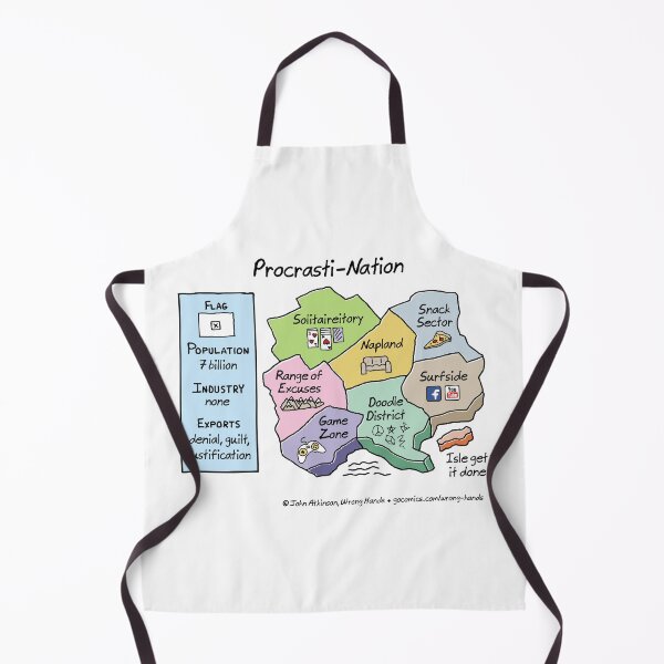 Item preview, Procrasti-Nation designed and sold by WrongHands.