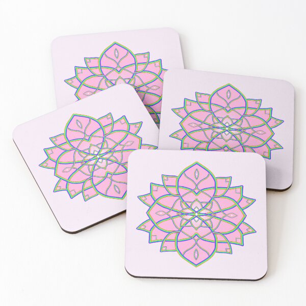 Item preview, Pink Radial Mandala Flower  designed and sold by Deborah Camp.