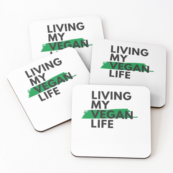 Item preview, Living my Vegan life designed and sold by VeganChica.