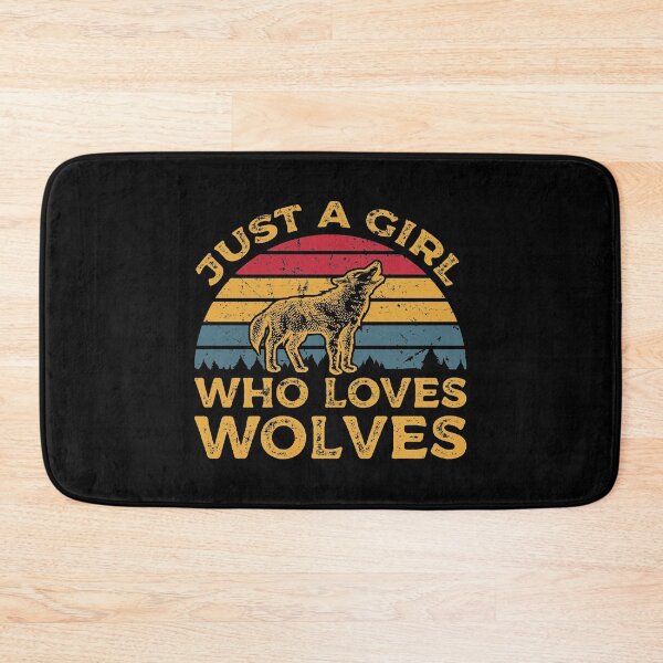 Item preview, Just a Girl Who Loves Wolves designed and sold by sesa10.