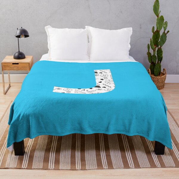 Item preview, Back to School Pattern Letter J Personalize Monogram (Blue) designed and sold by sinceanna.