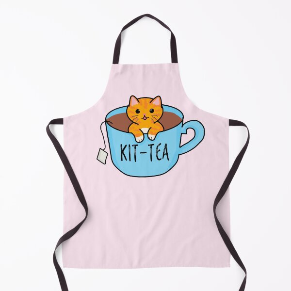 Item preview, Kit-tea - Cute orange cat in a mug of tea designed and sold by Artbyacat.