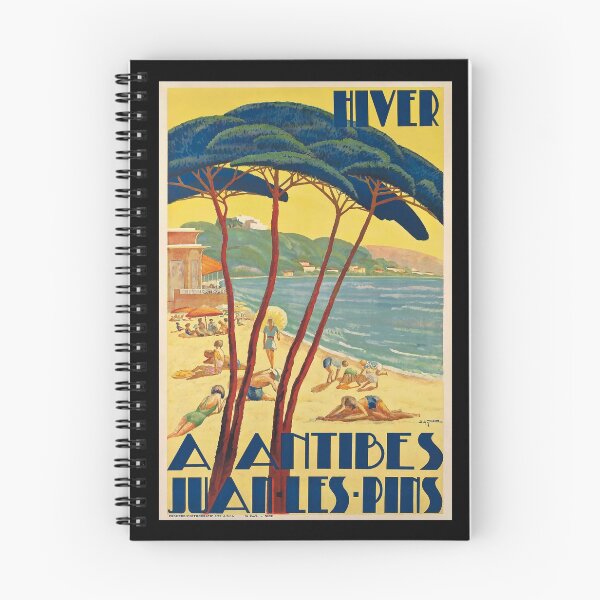 Item preview, Antibes retro poster designed and sold by CorasPosters.
