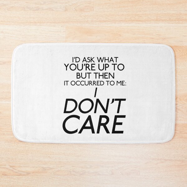 Item preview, The Umbrella Academy-Inspired "I Don't Care" designed and sold by mulberrydragon.