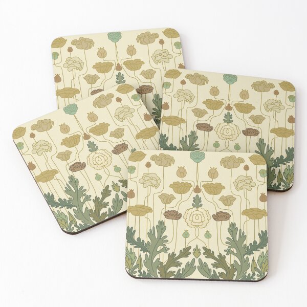 Item preview, Art Noveau Flowers designed and sold by Chatoby.